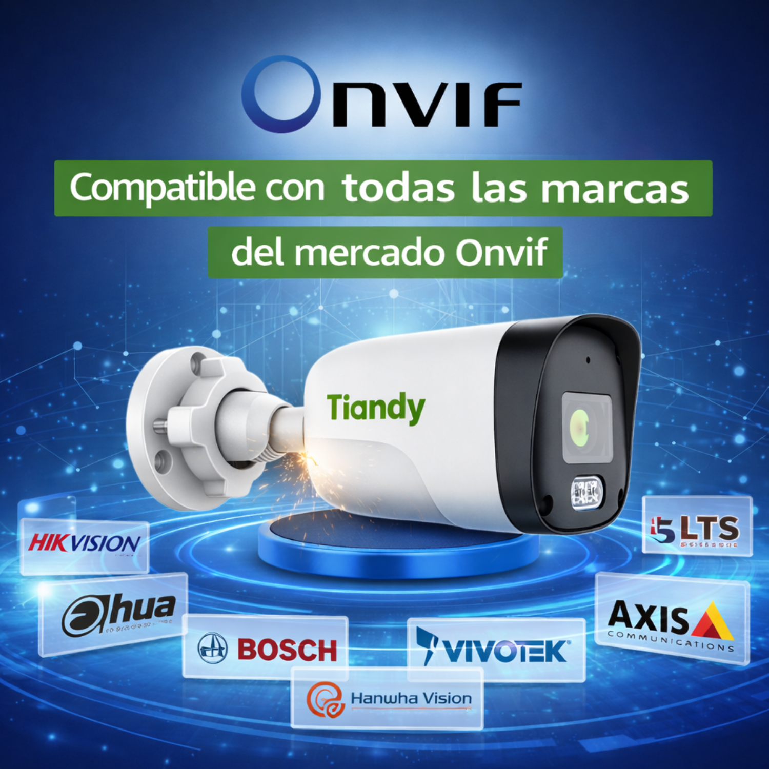 Combo de Seguridad Tiandy (2 domo + 2 Bala + NVR 4CH) TC-C320N - Imagen 7