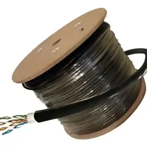 Cable UTP Cat6 Exterior 305m 100% Cobre Wireline para Cámaras IP y Redes