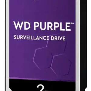 🎥 Disco Duro WD Purple 2TB para Cámaras de Seguridad, NVR Tiandy y Videovigilancia 24/7