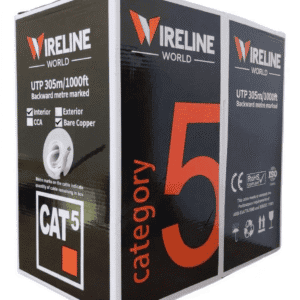 Cable UTP Cat5e Interior Wireline para Cámaras de Seguridad y Redes LAN