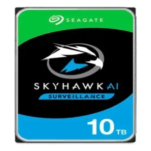 Disco Duro Seagate SkyHawk 10TB para NVR, DVR y Sistemas de Videovigilancia 24/7