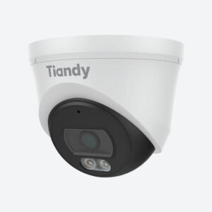 Cámara Tiandy 6MP PoE Turret Color Maker IP66